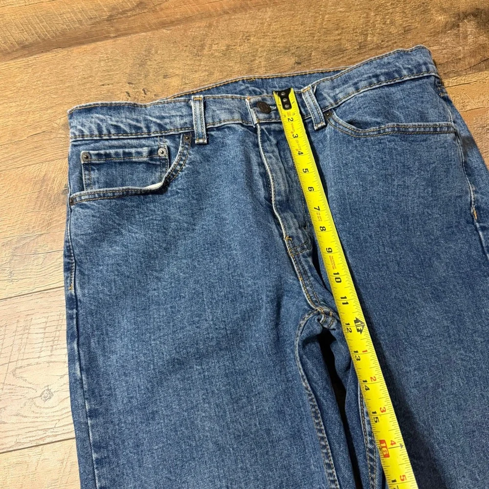 Levis 505 Regular Fit Straight Leg Mens‎ Blue Denim Jeans W34 L32 Medium Wash